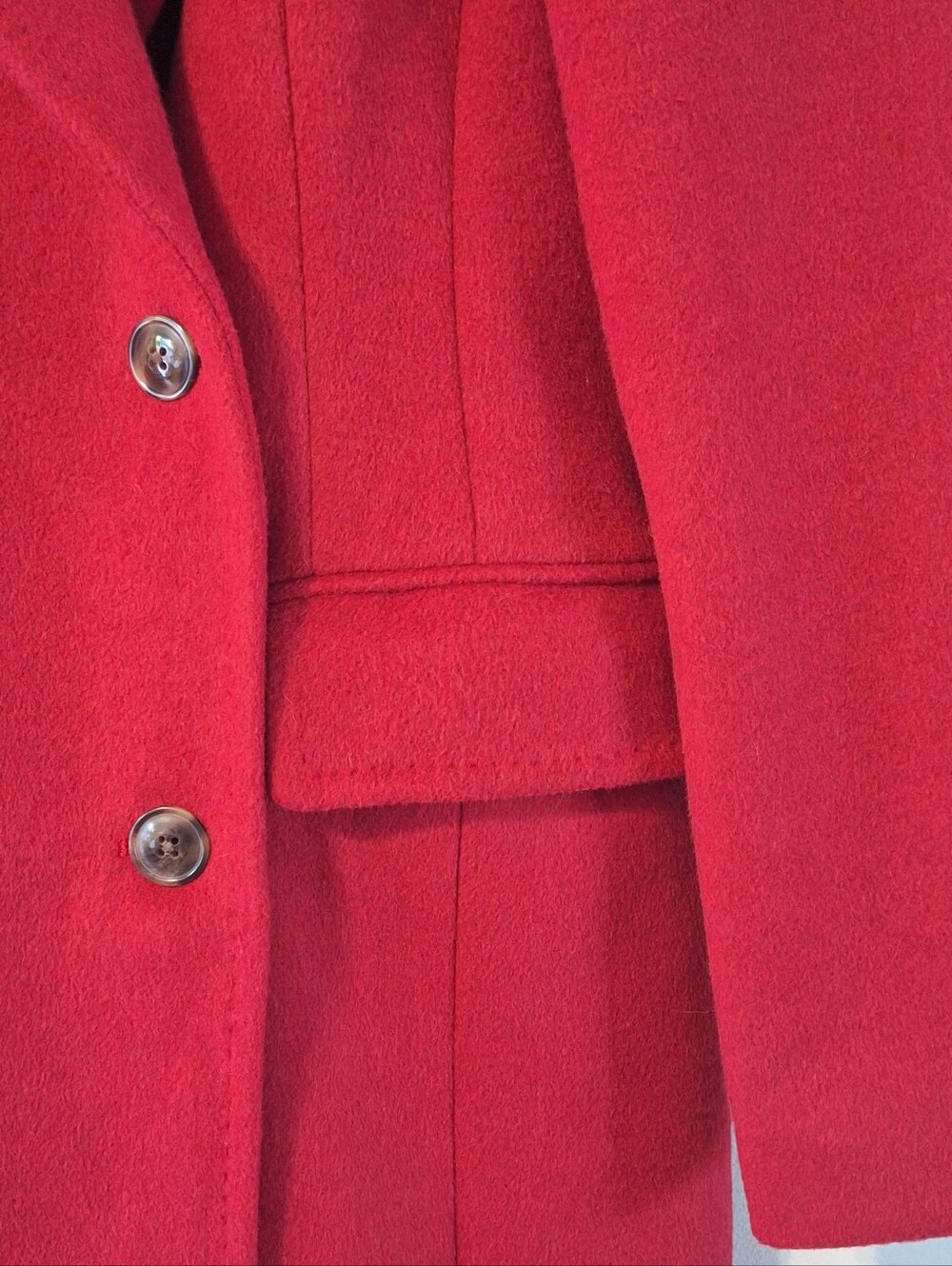 GAP Chesterfield Coat - Sled Red - S - Picture 13 of 16